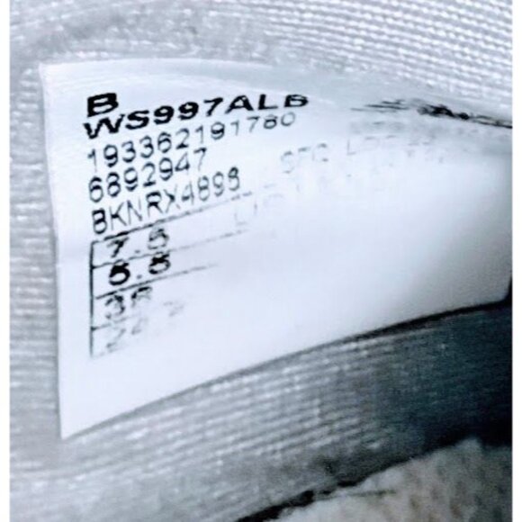 New Balance WS997ALB Womens Sneakers Gray Size 5.5 Athletic Low Top Comfort Shoe - Picture 5 of 7